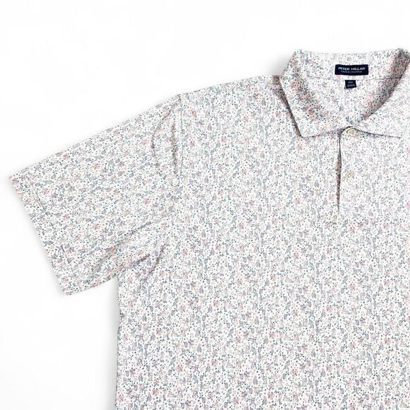 Peter Millar Crown Crafted East Coast Swing Polo Shirt Rockabilly Print XXL 4Jul - Picture 12 of 12